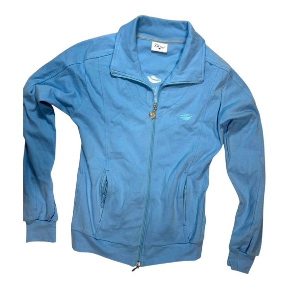 Dove Womans Zip up Sweater With Collar - Picture 1 of 12